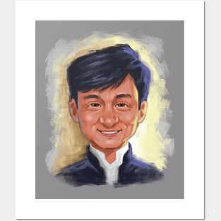 Jackie Chan Digital Painting Posters and Art